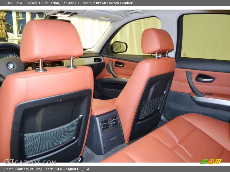 Jet Black / Chestnut Brown Dakota Leather 2009 BMW 3 Series 335xi Sedan