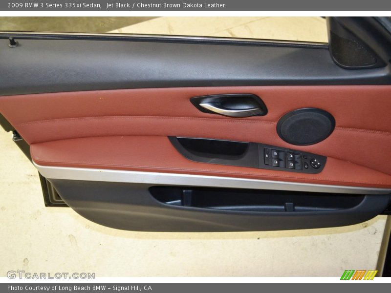 Jet Black / Chestnut Brown Dakota Leather 2009 BMW 3 Series 335xi Sedan