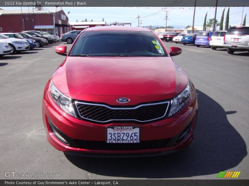 Remington Red / Black 2013 Kia Optima SX