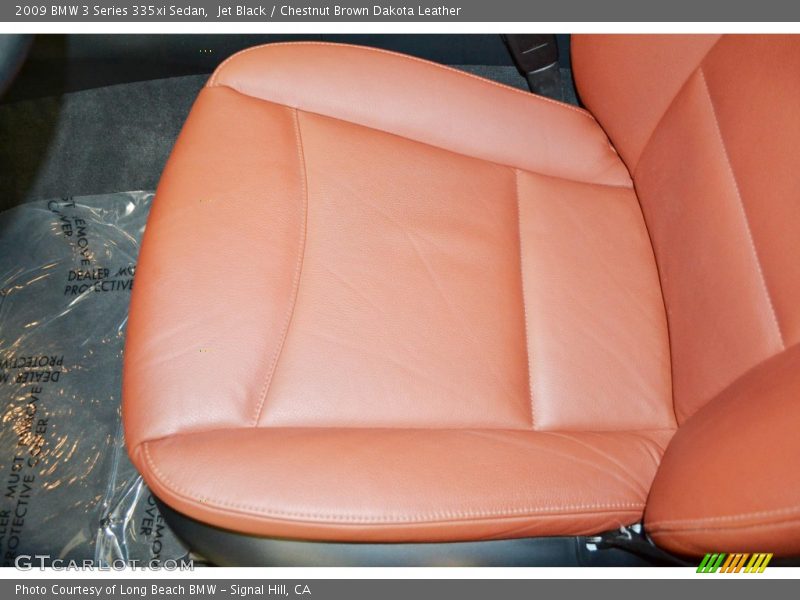 Jet Black / Chestnut Brown Dakota Leather 2009 BMW 3 Series 335xi Sedan