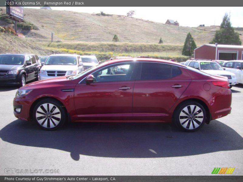 Remington Red / Black 2013 Kia Optima SX