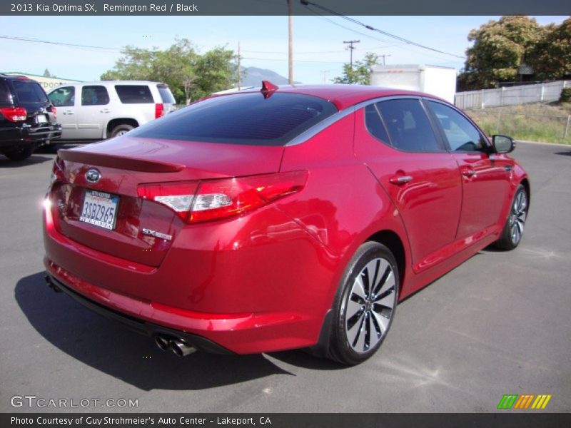 Remington Red / Black 2013 Kia Optima SX