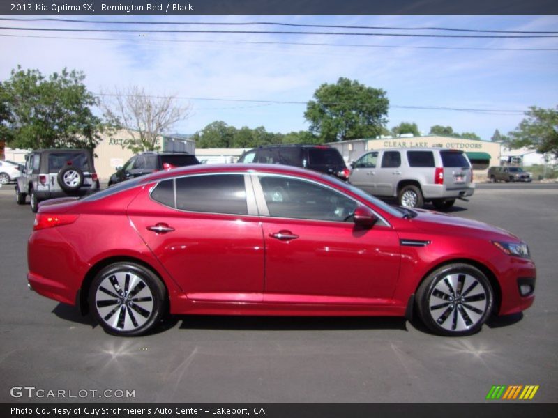 Remington Red / Black 2013 Kia Optima SX