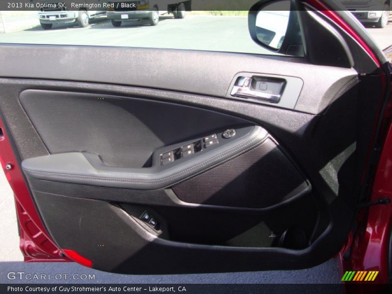 Remington Red / Black 2013 Kia Optima SX