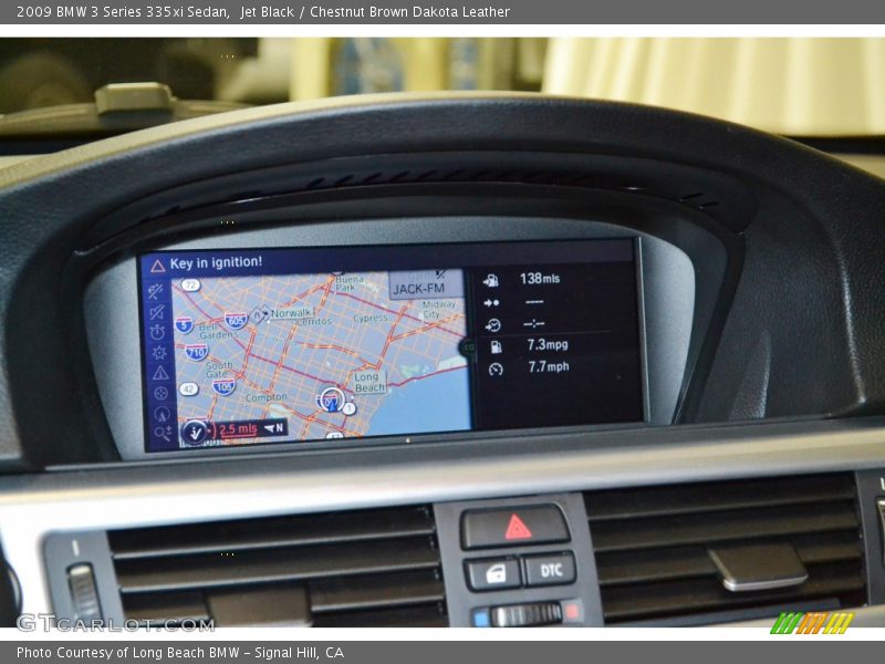 Jet Black / Chestnut Brown Dakota Leather 2009 BMW 3 Series 335xi Sedan