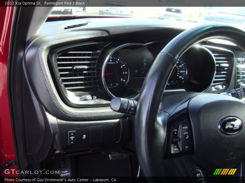 Remington Red / Black 2013 Kia Optima SX