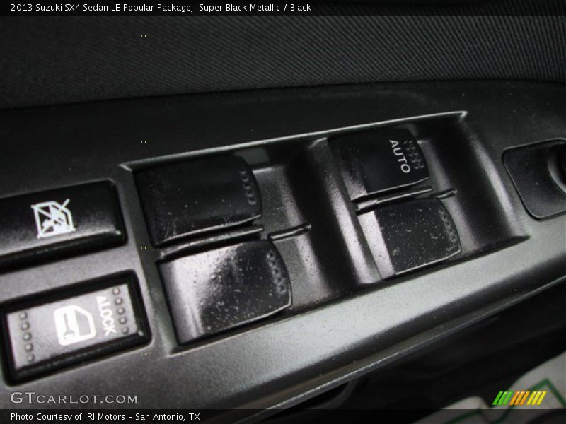 Super Black Metallic / Black 2013 Suzuki SX4 Sedan LE Popular Package