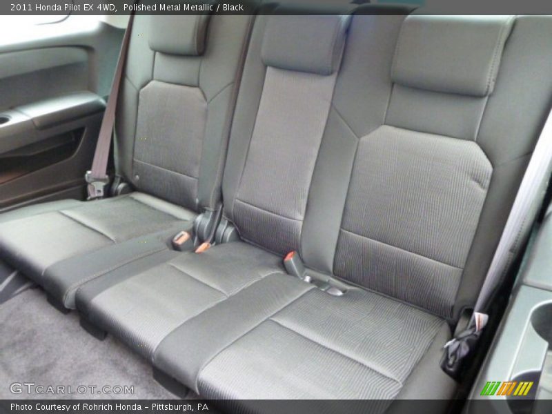 Polished Metal Metallic / Black 2011 Honda Pilot EX 4WD