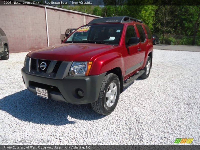 Red Brawn Pearl / Steel/Graphite 2005 Nissan Xterra S 4x4