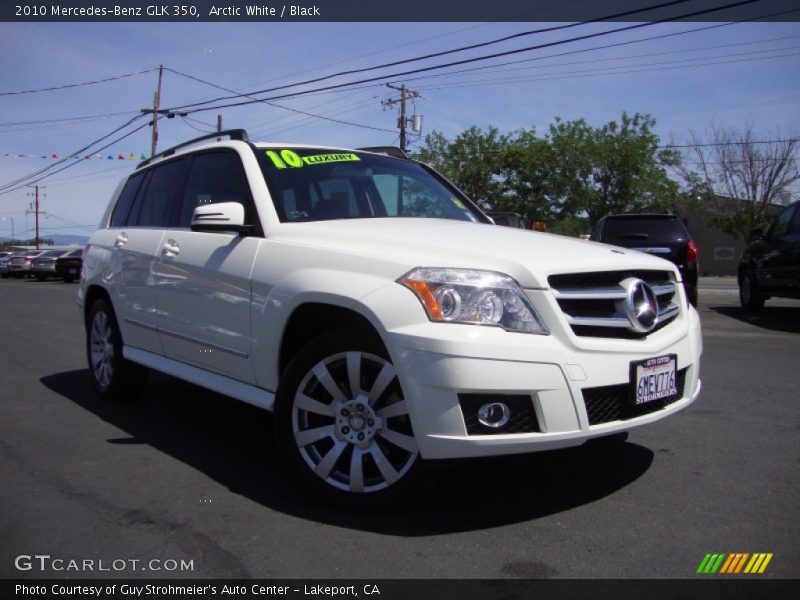 Arctic White / Black 2010 Mercedes-Benz GLK 350