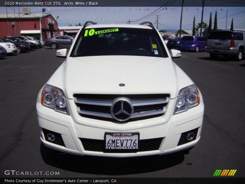 Arctic White / Black 2010 Mercedes-Benz GLK 350