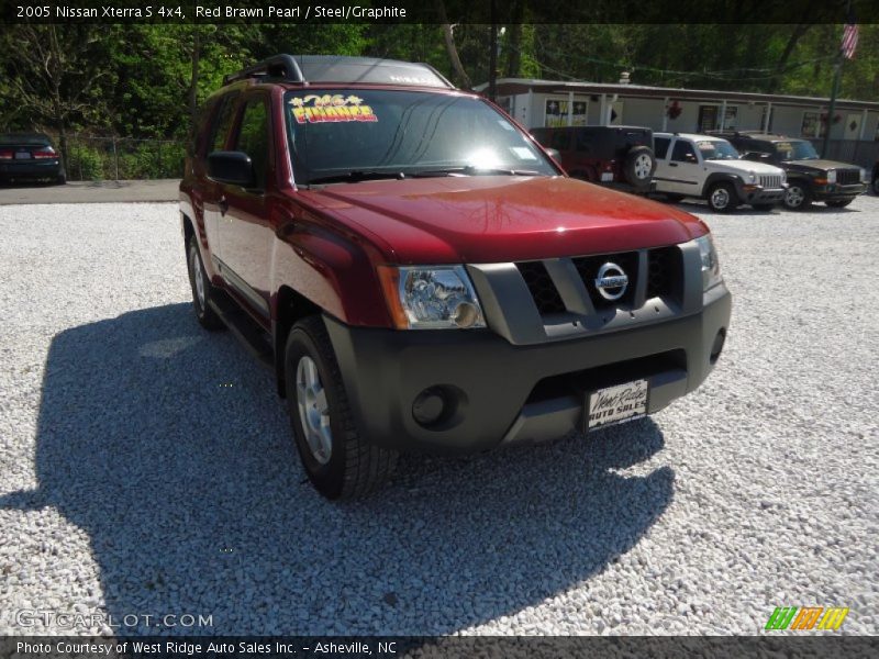 Red Brawn Pearl / Steel/Graphite 2005 Nissan Xterra S 4x4