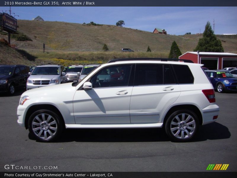 Arctic White / Black 2010 Mercedes-Benz GLK 350