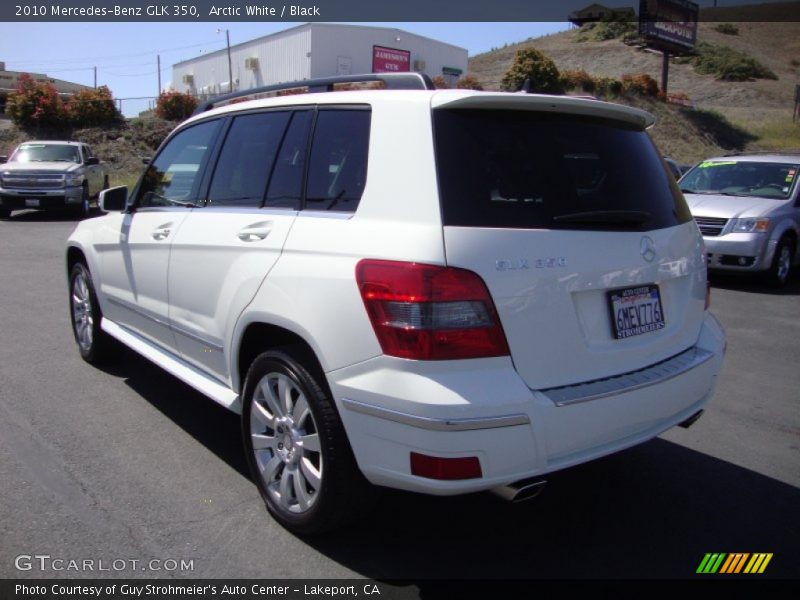 Arctic White / Black 2010 Mercedes-Benz GLK 350