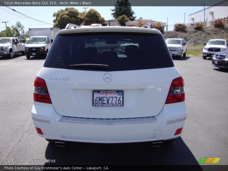 Arctic White / Black 2010 Mercedes-Benz GLK 350