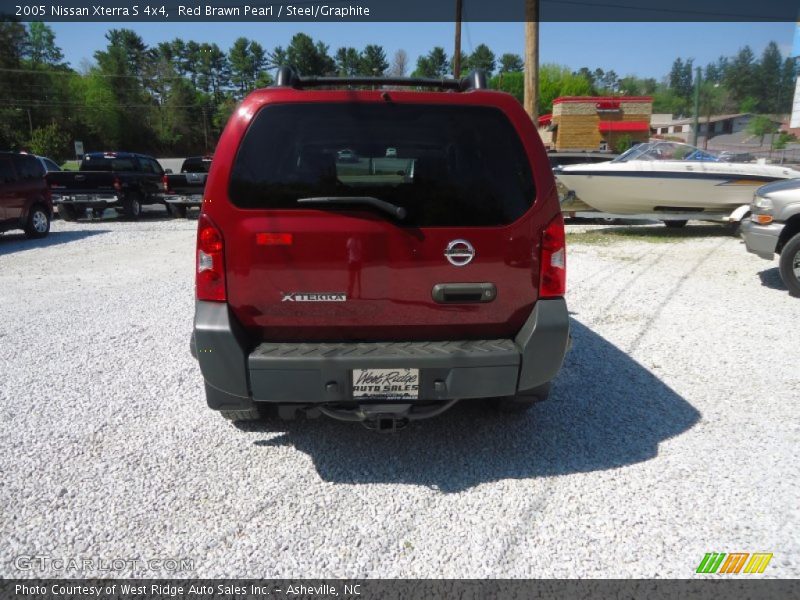 Red Brawn Pearl / Steel/Graphite 2005 Nissan Xterra S 4x4