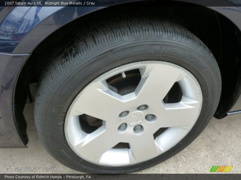 Midnight Blue Metallic / Gray 2007 Saturn Aura XE