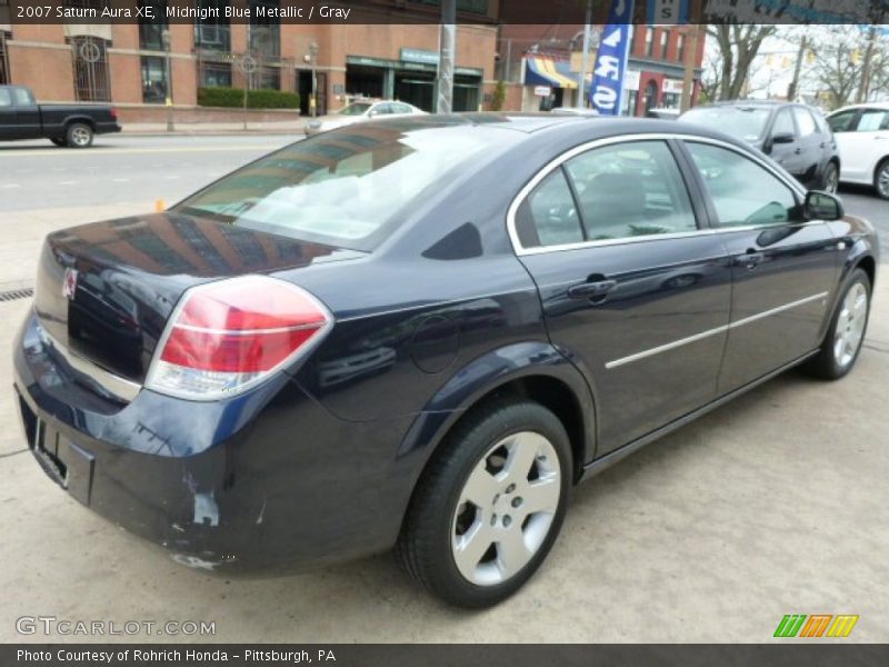 Midnight Blue Metallic / Gray 2007 Saturn Aura XE