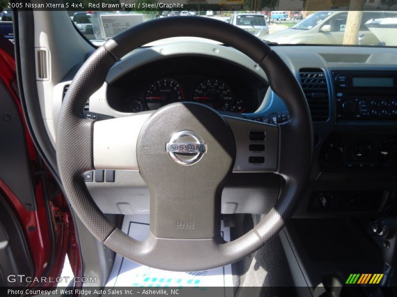 Red Brawn Pearl / Steel/Graphite 2005 Nissan Xterra S 4x4