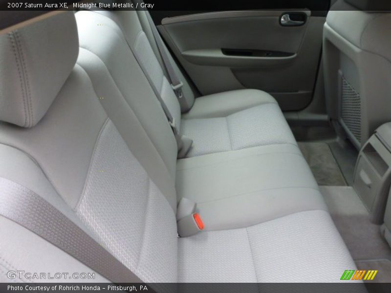 Midnight Blue Metallic / Gray 2007 Saturn Aura XE