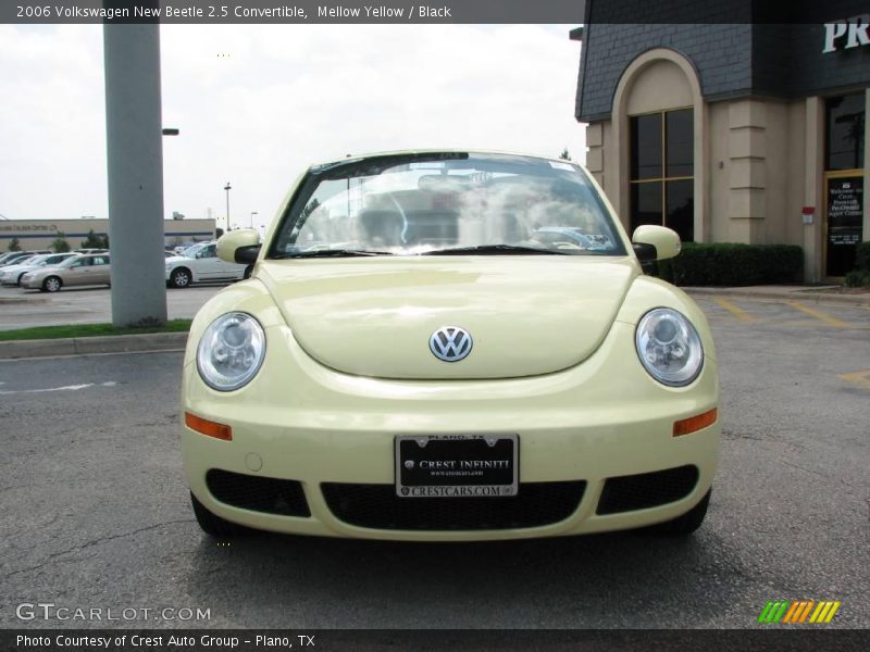 Mellow Yellow / Black 2006 Volkswagen New Beetle 2.5 Convertible