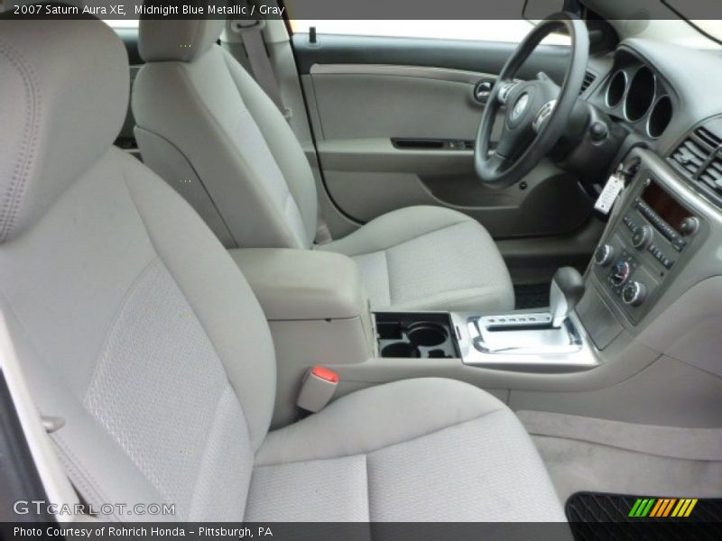 Midnight Blue Metallic / Gray 2007 Saturn Aura XE