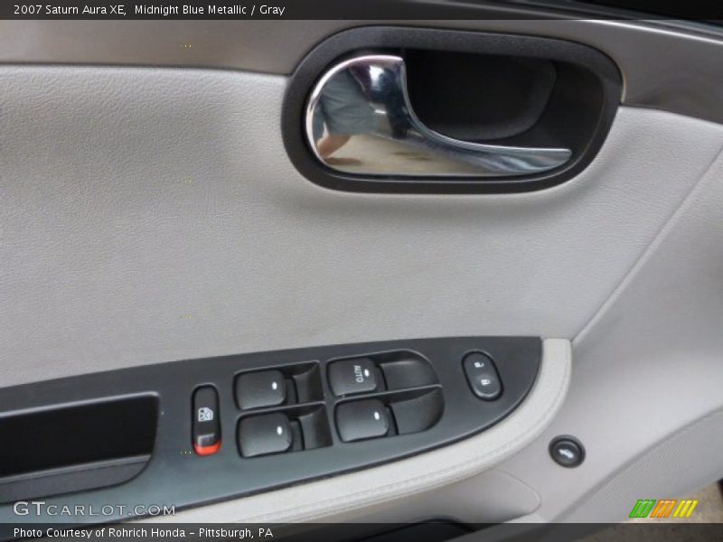 Midnight Blue Metallic / Gray 2007 Saturn Aura XE