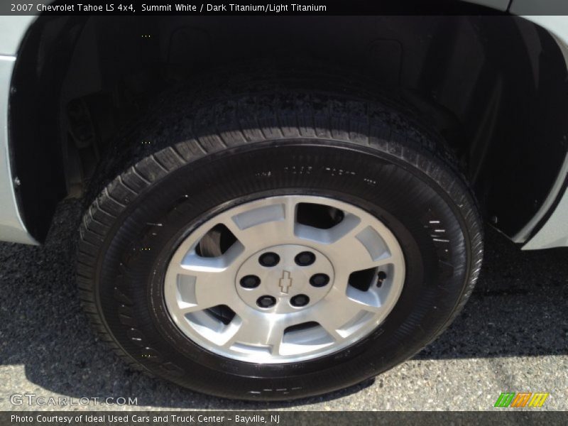Summit White / Dark Titanium/Light Titanium 2007 Chevrolet Tahoe LS 4x4