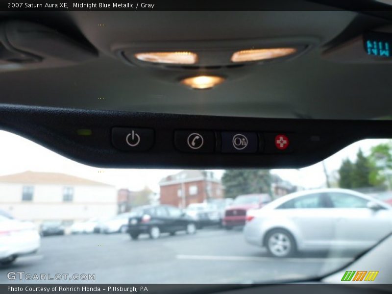 Midnight Blue Metallic / Gray 2007 Saturn Aura XE