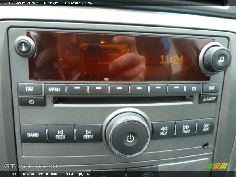 Midnight Blue Metallic / Gray 2007 Saturn Aura XE