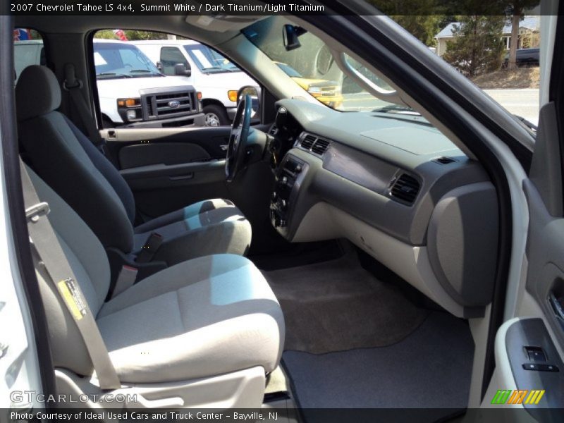Summit White / Dark Titanium/Light Titanium 2007 Chevrolet Tahoe LS 4x4