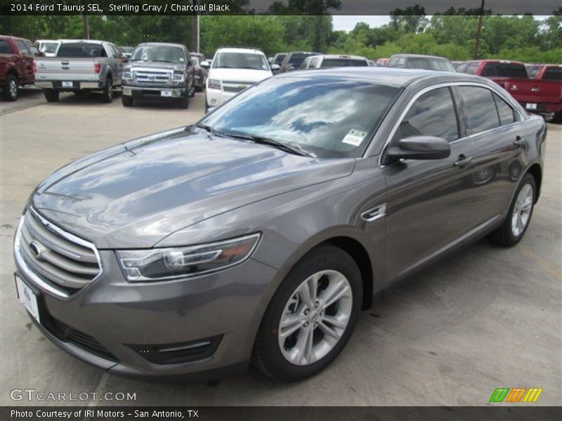 Sterling Gray / Charcoal Black 2014 Ford Taurus SEL