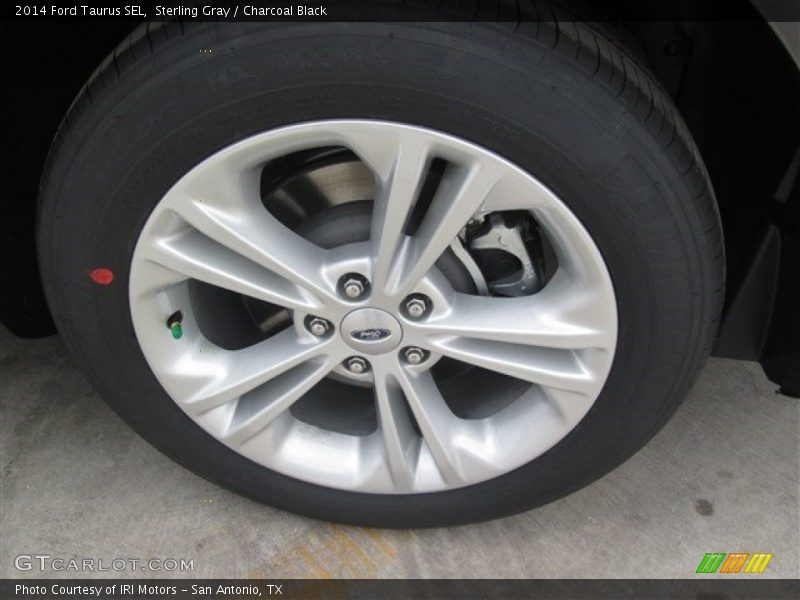 Sterling Gray / Charcoal Black 2014 Ford Taurus SEL