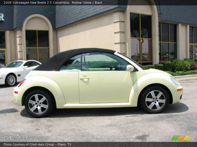 Mellow Yellow / Black 2006 Volkswagen New Beetle 2.5 Convertible