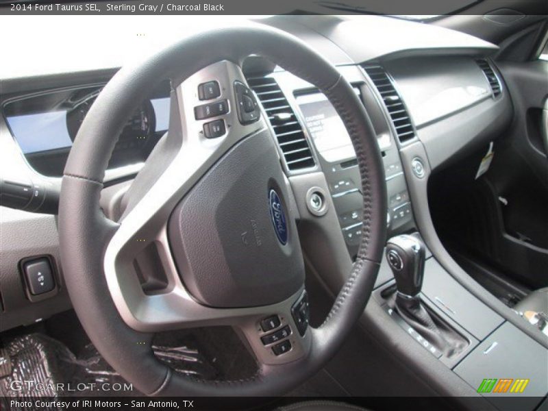 Sterling Gray / Charcoal Black 2014 Ford Taurus SEL