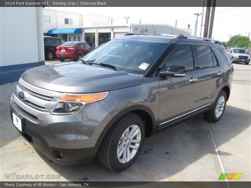 Sterling Gray / Charcoal Black 2014 Ford Explorer XLT