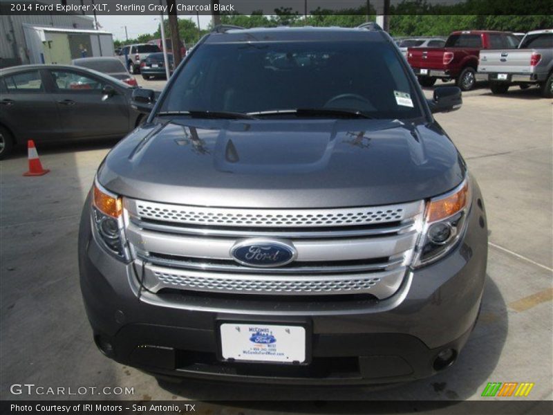 Sterling Gray / Charcoal Black 2014 Ford Explorer XLT