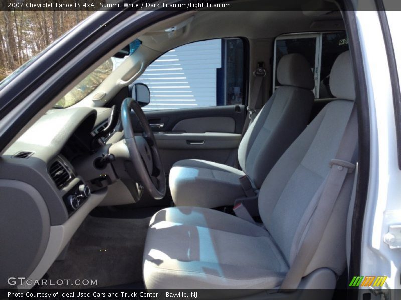 Summit White / Dark Titanium/Light Titanium 2007 Chevrolet Tahoe LS 4x4