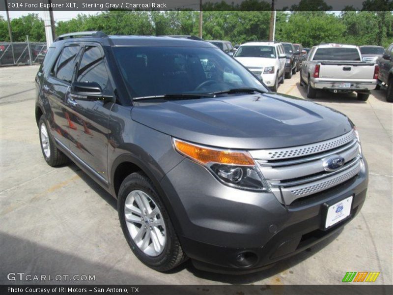 Sterling Gray / Charcoal Black 2014 Ford Explorer XLT