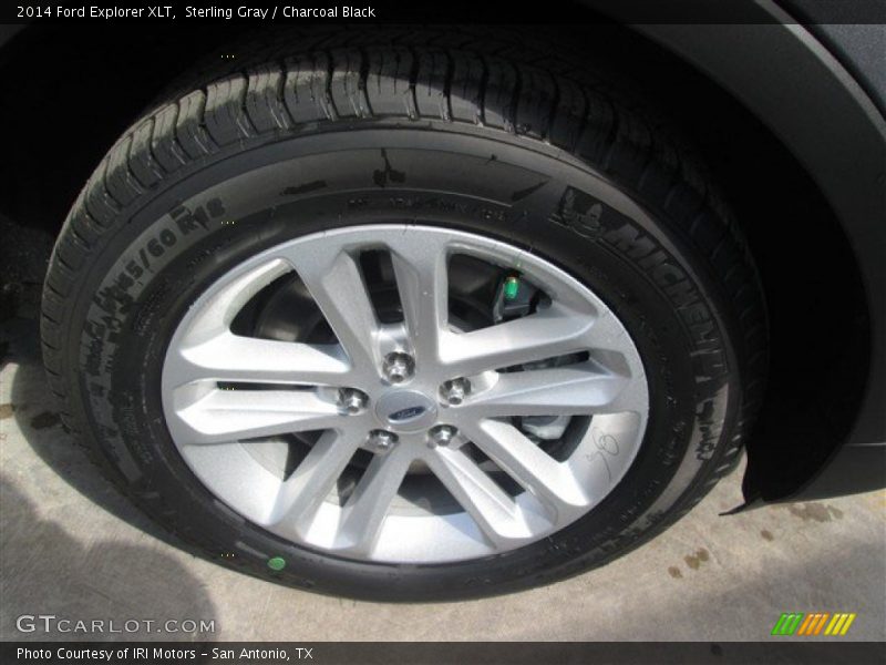 Sterling Gray / Charcoal Black 2014 Ford Explorer XLT