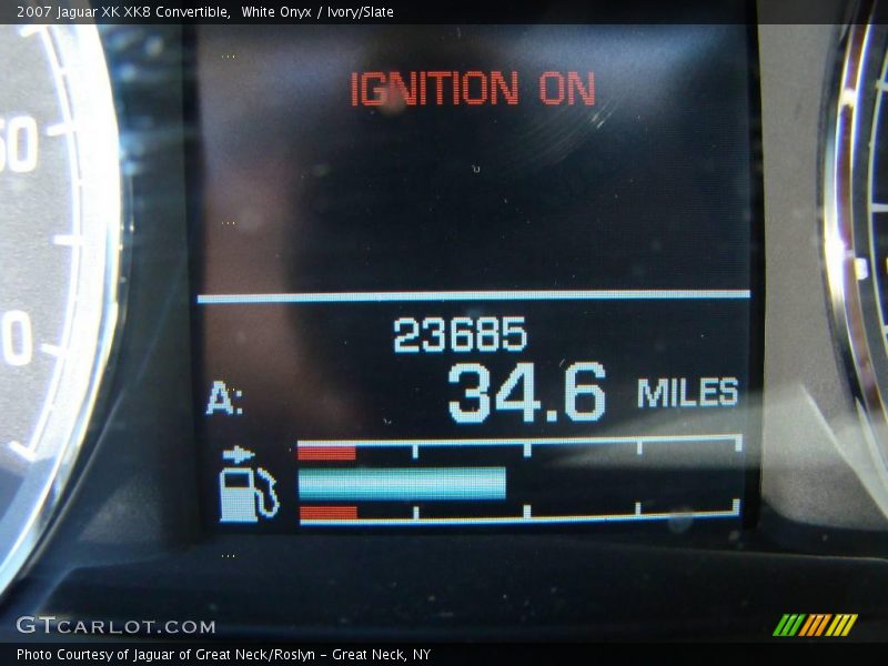 White Onyx / Ivory/Slate 2007 Jaguar XK XK8 Convertible