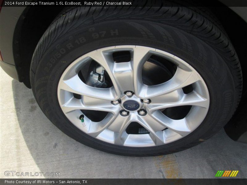 Ruby Red / Charcoal Black 2014 Ford Escape Titanium 1.6L EcoBoost