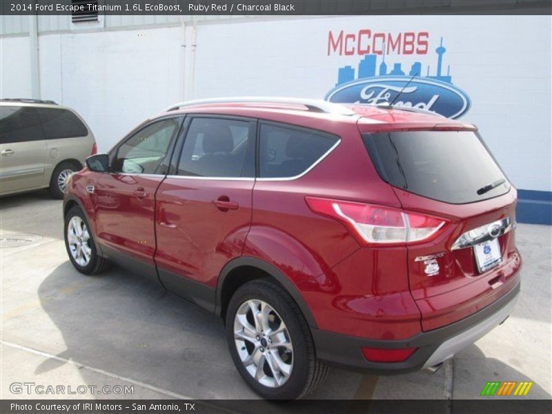 Ruby Red / Charcoal Black 2014 Ford Escape Titanium 1.6L EcoBoost