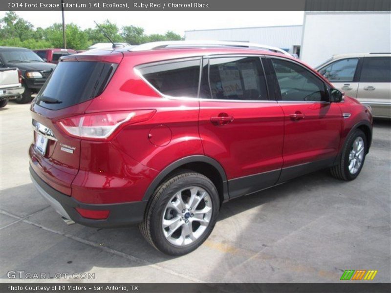 Ruby Red / Charcoal Black 2014 Ford Escape Titanium 1.6L EcoBoost