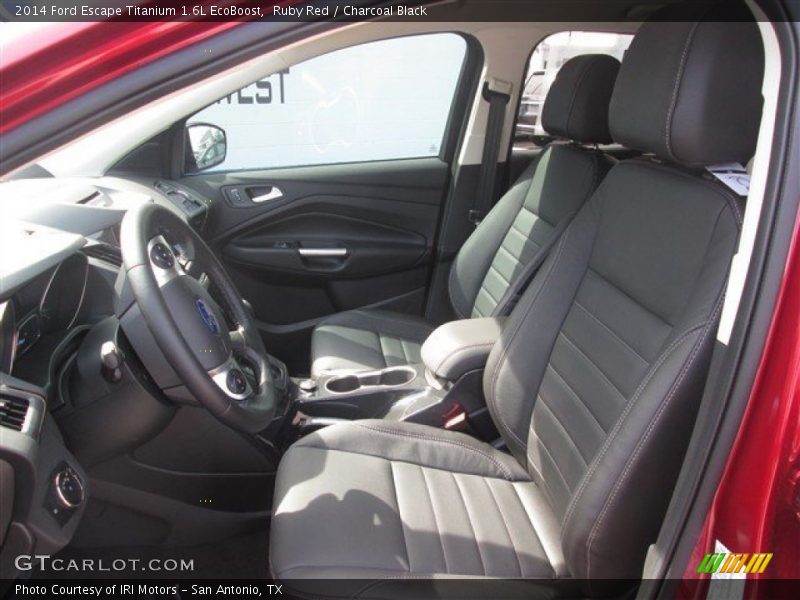 Ruby Red / Charcoal Black 2014 Ford Escape Titanium 1.6L EcoBoost