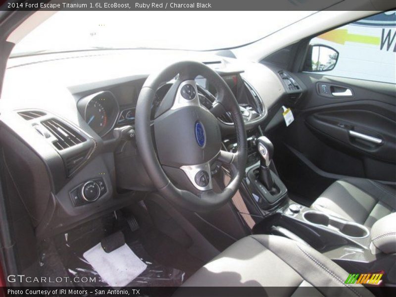 Ruby Red / Charcoal Black 2014 Ford Escape Titanium 1.6L EcoBoost