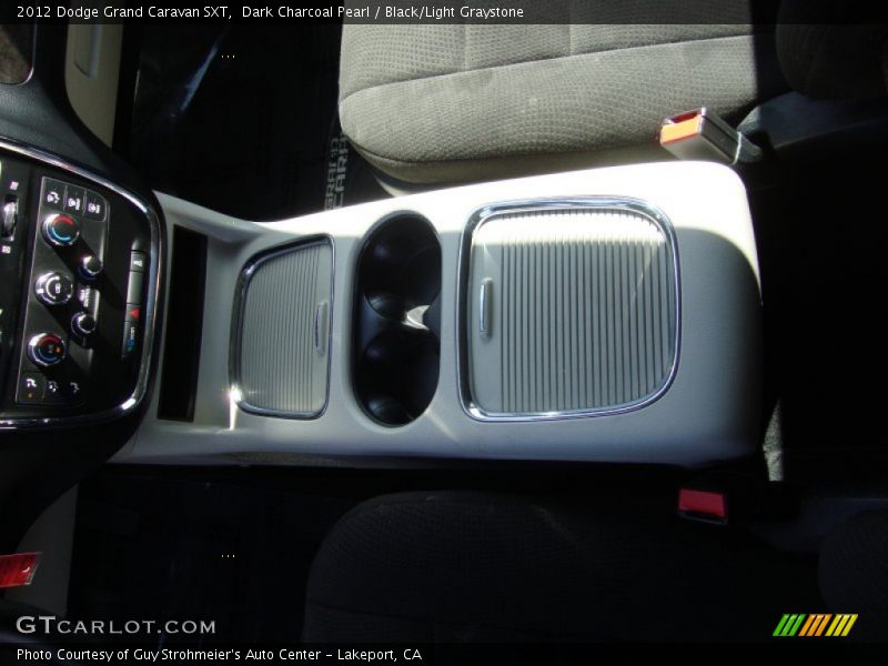 Dark Charcoal Pearl / Black/Light Graystone 2012 Dodge Grand Caravan SXT