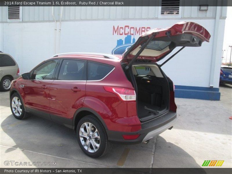 Ruby Red / Charcoal Black 2014 Ford Escape Titanium 1.6L EcoBoost