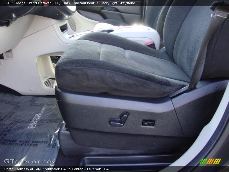 Dark Charcoal Pearl / Black/Light Graystone 2012 Dodge Grand Caravan SXT