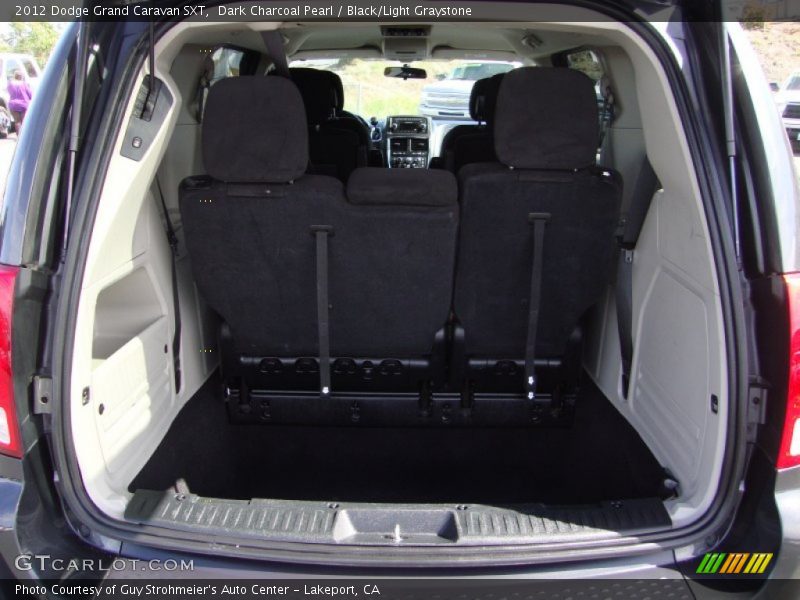 Dark Charcoal Pearl / Black/Light Graystone 2012 Dodge Grand Caravan SXT